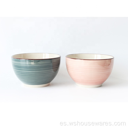 Tazones de ensaladas de fideos Ceramic Ceramic Diferentes tamaños